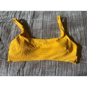 Aerie Scoop Yellow Bikini Top - Size XL - 2000